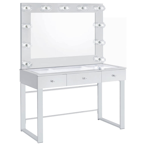 Umbridge Makeup Vanity Table with LED Mirror - Home Furniture And More (Brentwood, MD)