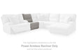Acklen Place Power Reclining Sectional with Chaise - Home Furniture And More (Brentwood, MD)