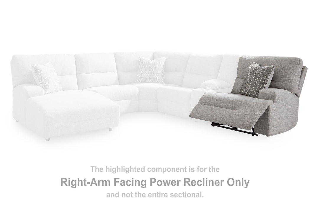 Acklen Place Power Reclining Sectional with Chaise - Home Furniture And More (Brentwood, MD)