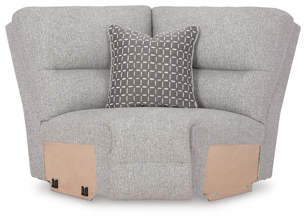 Acklen Place Power Reclining Sectional with Chaise - Home Furniture And More (Brentwood, MD)