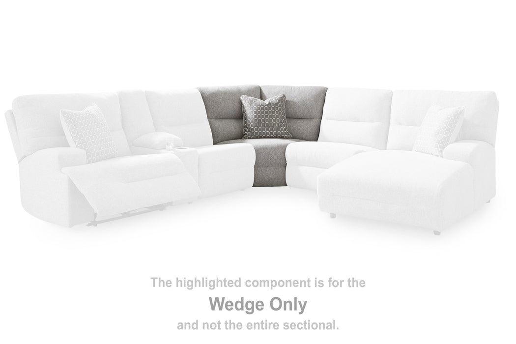 Acklen Place Power Reclining Sectional with Storage Console - Home Furniture And More (Brentwood, MD)