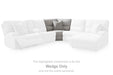 Acklen Place Power Reclining Sectional with Storage Console - Home Furniture And More (Brentwood, MD)