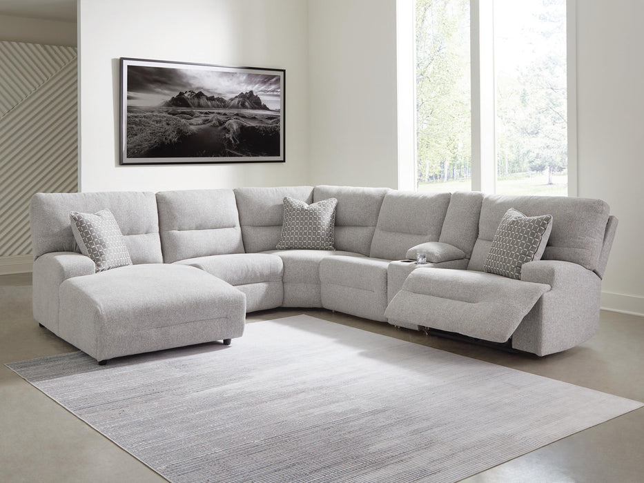 Acklen Place Power Reclining Sectional with Chaise - Home Furniture And More (Brentwood, MD)