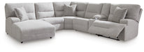 Acklen Place Power Reclining Sectional with Chaise - Home Furniture And More (Brentwood, MD)