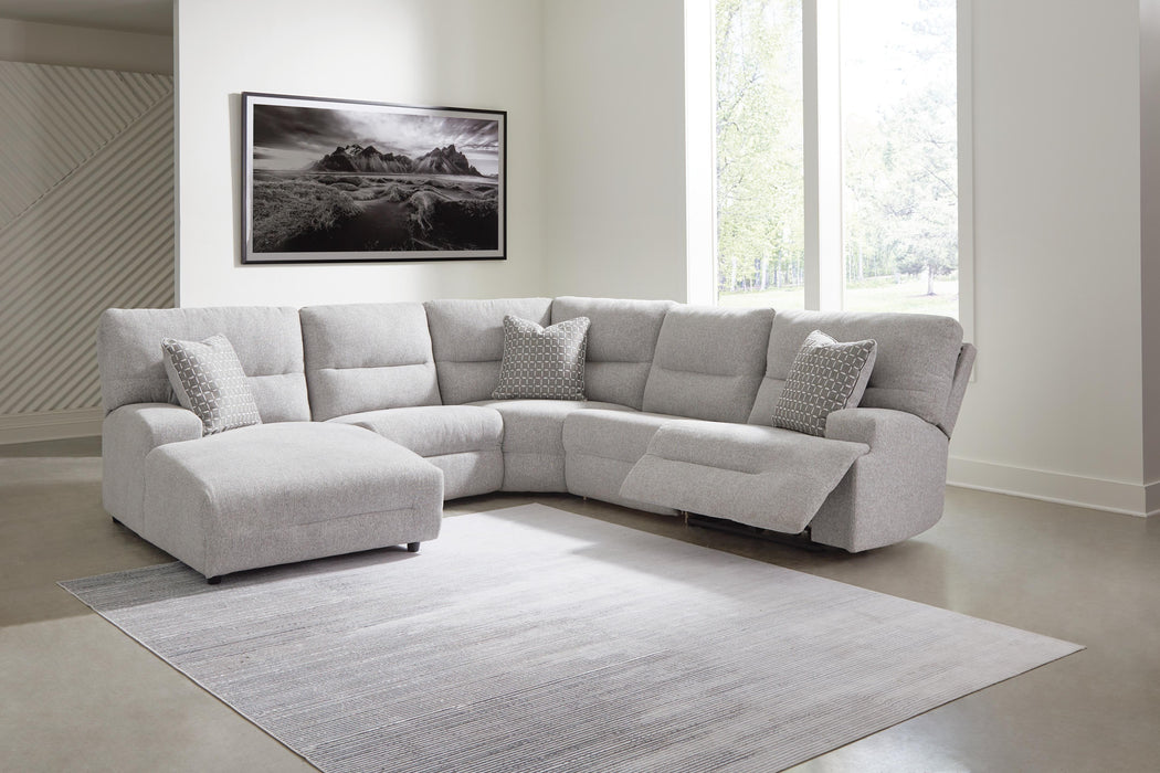 Acklen Place Power Reclining Sectional with Chaise - Home Furniture And More (Brentwood, MD)