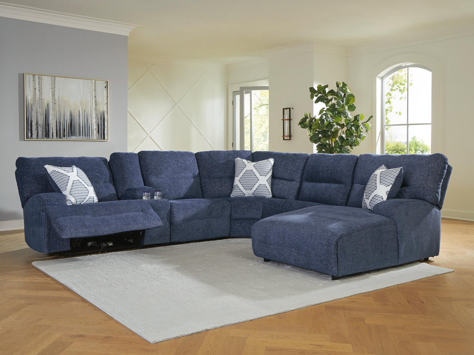 Acklen Place Power Reclining Sectional with Chaise - Home Furniture And More (Brentwood, MD)