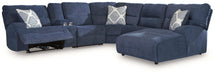 Acklen Place Power Reclining Sectional with Chaise - Home Furniture And More (Brentwood, MD)