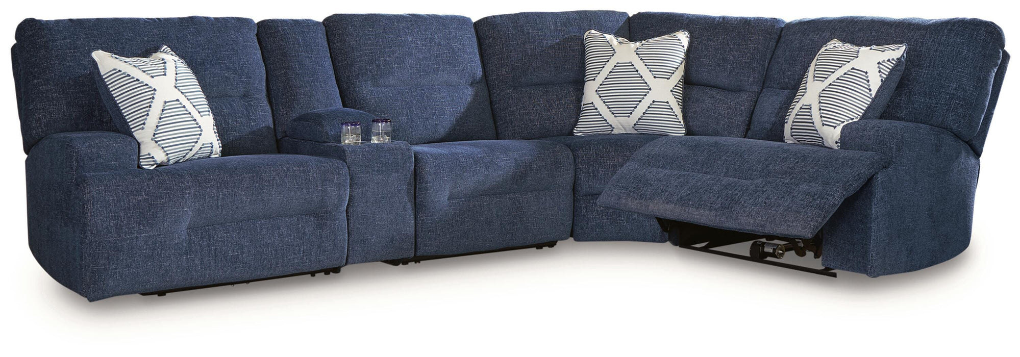 Acklen Place Power Reclining Sectional with Storage Console - Home Furniture And More (Brentwood, MD)