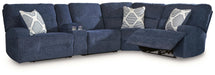 Acklen Place Power Reclining Sectional with Storage Console - Home Furniture And More (Brentwood, MD)