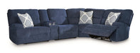 Acklen Place Power Reclining Sectional with Storage Console - Home Furniture And More (Brentwood, MD)