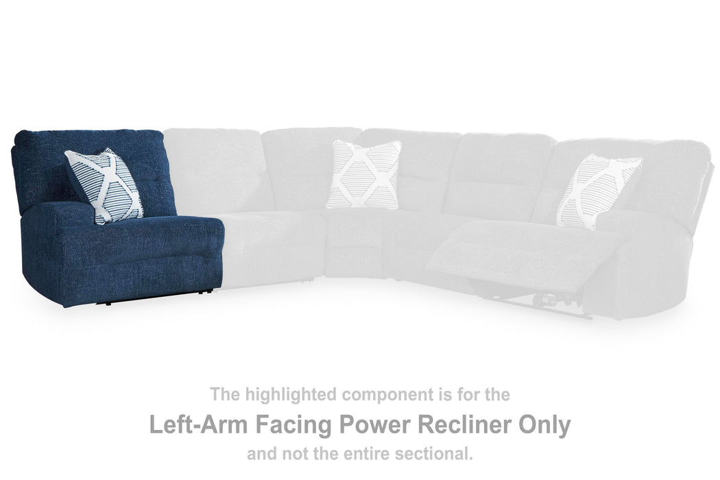 Acklen Place Power Reclining Sectional with Storage Console - Home Furniture And More (Brentwood, MD)