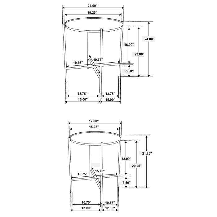 Malka Nesting Table Set - Home Furniture And More (Brentwood, MD)