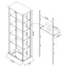 Delphinium Curio Cabinet - Home Furniture And More (Brentwood, MD)
