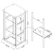 Cyclamen Curio Cabinet - Home Furniture And More (Brentwood, MD)