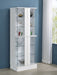 Cabra Curio Cabinet with LED Lighting - Home Furniture And More (Brentwood, MD)