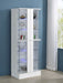 Cabra Curio Cabinet with LED Lighting - Home Furniture And More (Brentwood, MD)