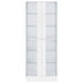 Cabra Curio Cabinet with LED Lighting - Home Furniture And More (Brentwood, MD)
