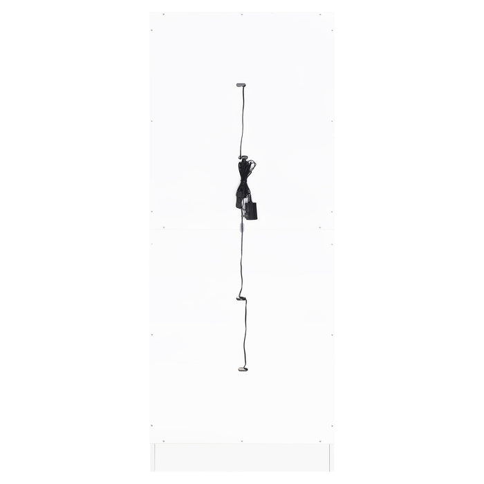 Cabra Curio Cabinet with LED Lighting - Home Furniture And More (Brentwood, MD)