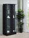 Cabra Curio Cabinet with LED Lighting - Home Furniture And More (Brentwood, MD)