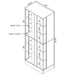Cabra Curio Cabinet with LED Lighting - Home Furniture And More (Brentwood, MD)