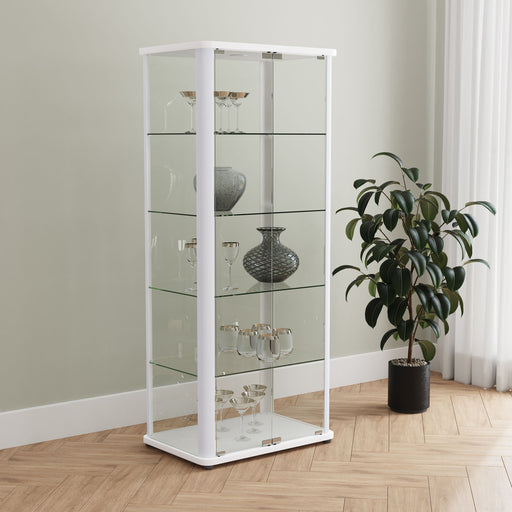 Aero Curio Cabinet with LED Lighting - Home Furniture And More (Brentwood, MD)