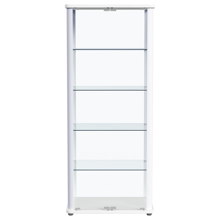 Aero Curio Cabinet with LED Lighting - Home Furniture And More (Brentwood, MD)