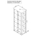 Aero Curio Cabinet with LED Lighting - Home Furniture And More (Brentwood, MD)