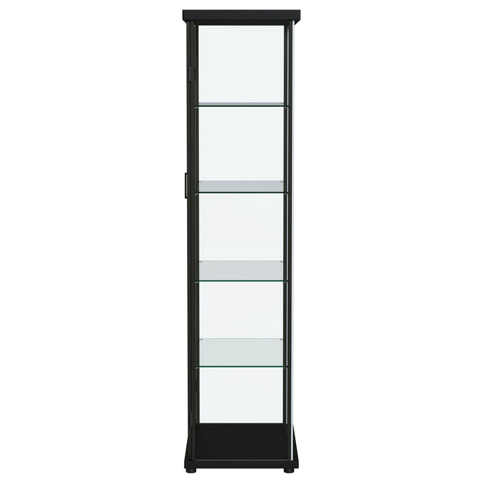 Aero Curio Cabinet with LED Lighting - Home Furniture And More (Brentwood, MD)