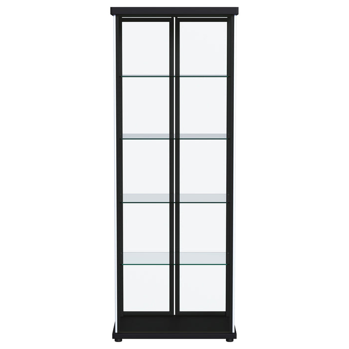 Aero Curio Cabinet with LED Lighting - Home Furniture And More (Brentwood, MD)