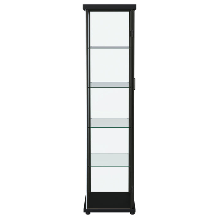 Aero Curio Cabinet with LED Lighting - Home Furniture And More (Brentwood, MD)