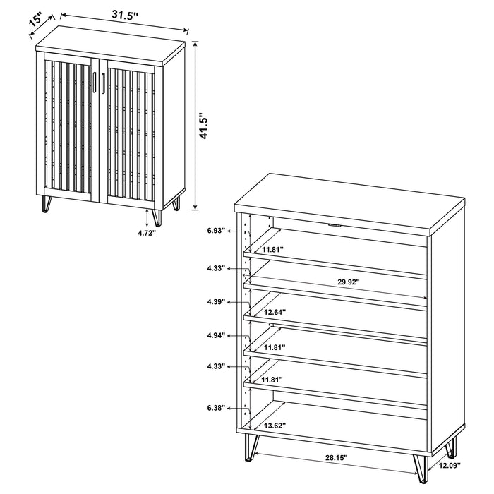 Brixton Shoe Cabinet - Home Furniture And More (Brentwood, MD)