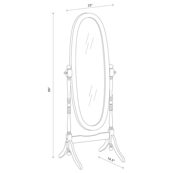 Foyet Cheval Mirror - Home Furniture And More (Brentwood, MD)
