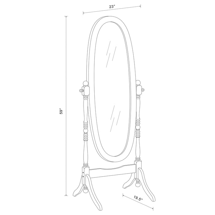 Foyet Cheval Mirror - Home Furniture And More (Brentwood, MD)