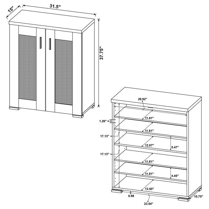 Bristol Shoe Cabinet - Home Furniture And More (Brentwood, MD)