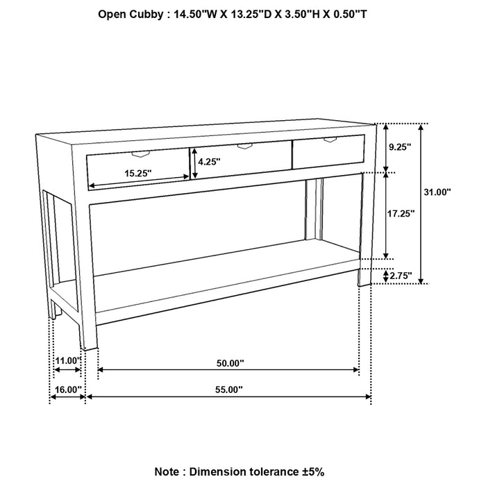 Esther Console Table - Home Furniture And More (Brentwood, MD)