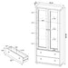 Hawthorne Tall Display Cabinet - Home Furniture And More (Brentwood, MD)