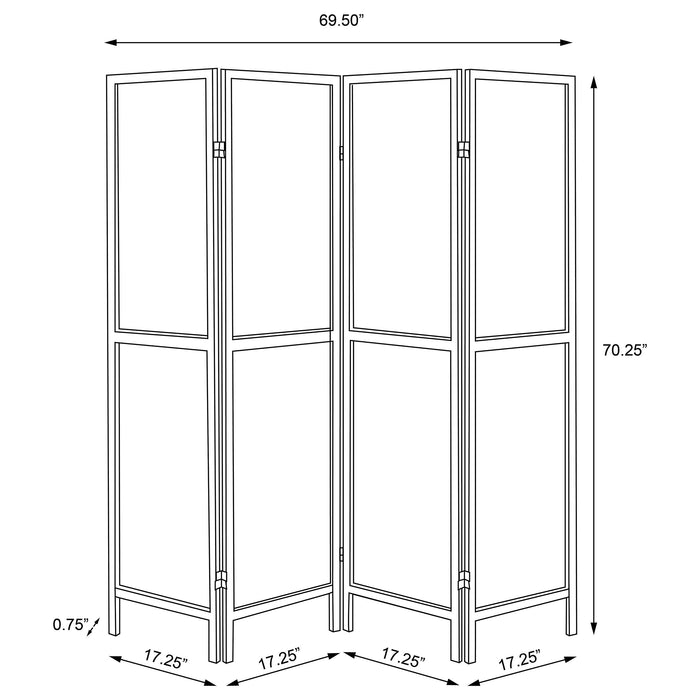 Mattison Four-Panel Room Divider - Home Furniture And More (Brentwood, MD)