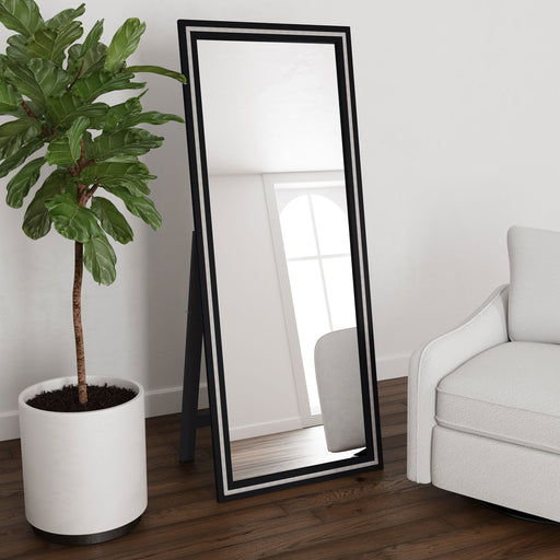 Windrose Standing Mirror with LED Lighting - Home Furniture And More (Brentwood, MD)