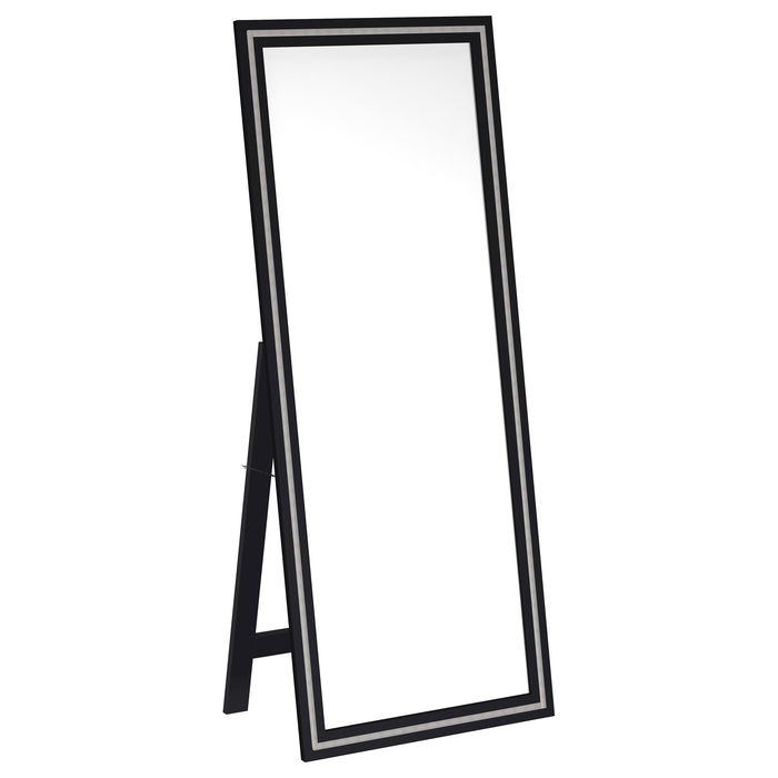 Windrose Standing Mirror with LED Lighting - Home Furniture And More (Brentwood, MD)