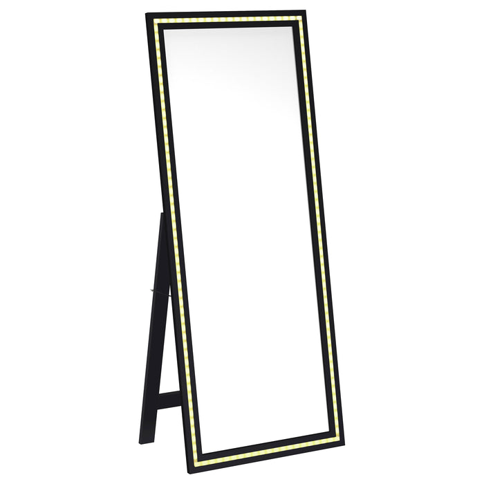 Windrose Standing Mirror with LED Lighting - Home Furniture And More (Brentwood, MD)