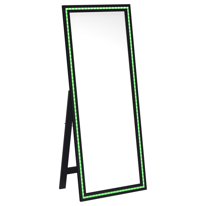 Windrose Standing Mirror with LED Lighting - Home Furniture And More (Brentwood, MD)