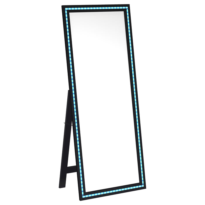 Windrose Standing Mirror with LED Lighting - Home Furniture And More (Brentwood, MD)