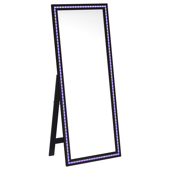 Windrose Standing Mirror with LED Lighting - Home Furniture And More (Brentwood, MD)