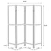 Deepika Four-Panel Room Divider - Home Furniture And More (Brentwood, MD)