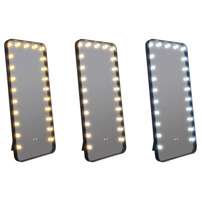 Canton Standing Mirror with LED Lighting and Bluetooth Speaker - Home Furniture And More (Brentwood, MD)