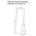 Cadence Standing Mirror - Home Furniture And More (Brentwood, MD)