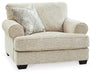 Monaghan Oversized Chair and Ottoman - Home Furniture And More (Brentwood, MD)