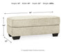 Monaghan Oversized Chair and Ottoman - Home Furniture And More (Brentwood, MD)