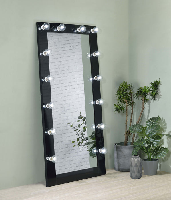 Zayan Floor Mirror with LED Lighting - Home Furniture And More (Brentwood, MD)