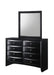 Crown Mark Furniture Emily Dresser Mirror in Black image